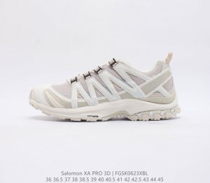 公司级salomon Xa Pro Xt-6 Expanse 萨洛蒙户外越野跑鞋 鞋面采用sensifit贴合技术 全方位贴合包裹脚型 鞋跟部鞋底牵引设计