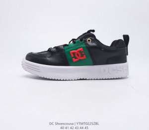 街头装品牌 DCSHOECOUSA时尚鞋子男鞋休闲板鞋低帮圆头百搭 琉凤大底耐磨滑板鞋皮质运动舒适BMX板鞋DC 鞋型经典百搭 低帮系带设计 皮革鞋面 装饰品