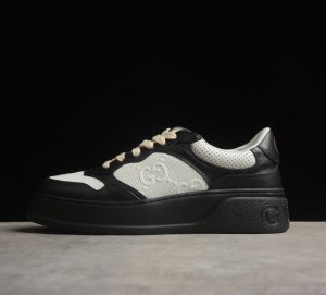 Gucci Screener Gg High-Top Sneaker古驰饼干鞋 运动休闲鞋系列 全套专柜包装物及配件 这款运动鞋采用厚底结构 巧妙运用外观设计