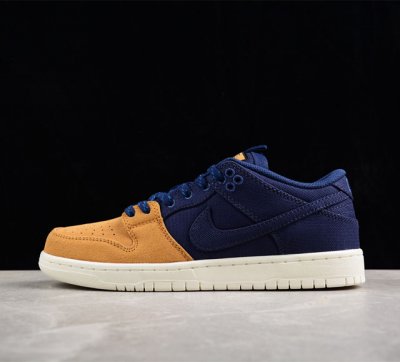 Nk Sb Dunk Low Midnight Navy 沙漠黄 Sb低帮运动休闲板鞋 Dx6775-400 尺码 36 36.5 37.5 38 39 4