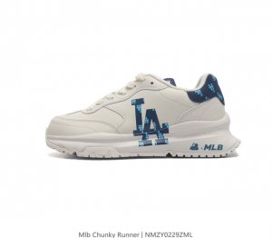 全新2023新款 Ny美国榄球洋基队new York Yankees X Mlb Chunky Runner Liner 莱纳系列低帮厚底老爹风透气舒适皮面休闲