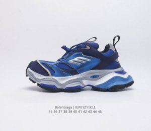 公司级巴黎世家 3Xl 九代 最新sneaker系列 9代巴黎世家3Xl 老爹鞋潮人必备快入 老爹鞋 网布做旧男女款九代 脏脏鞋厚底增高 低帮情侣鞋休闲运动鞋
