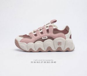 斐乐 女鞋 Fila Fusion 意大利百年经典运动品牌 网红单品 小红书推荐爆款 Fila斐乐火星鞋新款厚底增高运动鞋 复古百搭老爹鞋 斐乐潮牌文化篮球鞋