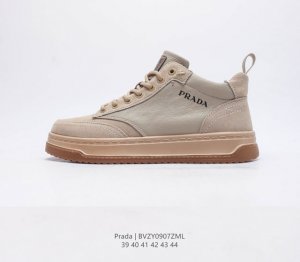 Prada系列 Prada 普拉达男士厚底增高板鞋 Prada.普拉达运动鞋 高端品休闲鞋 完美做工.演绎完美选择的你 码数 39 40 41 42 43 44