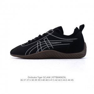 亚瑟士 Onitsuka Tiger鬼塚虎 Sclaw 轻便舒适 防滑耐磨透气支撑 低帮 生活休闲鞋 男女同款，复古美学极简风格，配色独具个性又超级好看。鞋口织