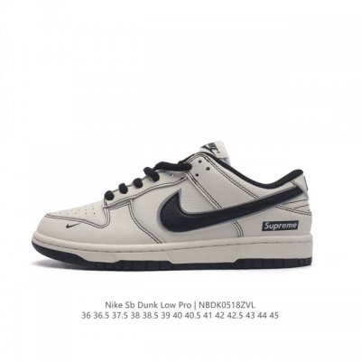真标 耐克 Nike Sb Dunk Low Pro 复古低帮休闲运动滑板板鞋。采用脚感柔软舒适zoomair气垫，有效吸收滑板等极限运动在落地时带来的冲击力，