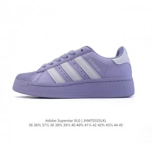 120 阿迪达斯/三叶草Adidas Originals Superstar Xlg 贝壳头系列 低帮厚底松糕经典百搭休闲运动板鞋。当你试图定义Adidas S