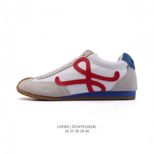 200 【公司级】Loewe/罗意威 Ballet Runner 皮革 简约圆头 系带 低帮 运动休闲鞋这双鞋是Loewe新发布的Ballet Runner 2