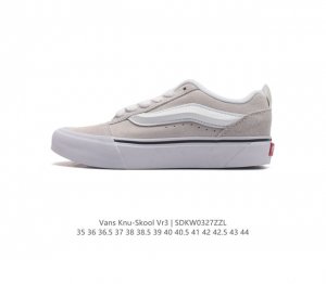 万斯 Vans Knu-Skool Vr3 Lx 面包鞋 坎普尔 茱利安系列低帮复古硫化休闲运动板鞋 肥胖版大logo 要说整个2023年最为热门的鞋型之一 面