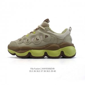 190 斐乐 女款老爹鞋 Fila Fusion 厚底增高百搭运动鞋 意大利百年经典运动品牌，网红单品 小红书推荐爆款 Fila斐乐新款小白鞋斐乐潮牌文化街头风