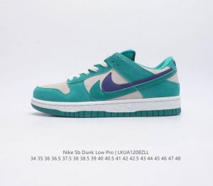耐克 Nike Sb Dunk Low Pro 男 女滑板鞋 经典复古运动鞋 采用低帮设计 塑就经典 Dunk 风格 鞋垫后跟搭载 Zoom Air 气垫 加衬