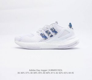 真爆 阿迪 Adidas Day Jogger 夜行者二代 爆米花 复古缓震跑鞋男女运动鞋 低帮经典运动鞋慢跑者系列高弹复古休闲运动跑鞋 这款adidas D