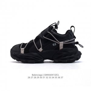 童鞋 潮奢 巴黎世家 Balenciaga 厚底增高板鞋老爹鞋儿童运动鞋，Balenciaga 最新爆款低帮系带休闲运动板鞋 专柜同步上架香港、美国、巴黎各大时