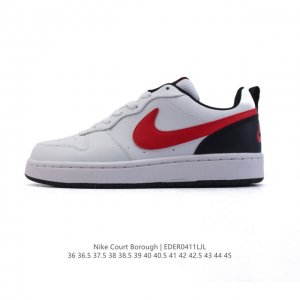 耐克 Nike Court Borough Low 2 Gs 小空军 低帮百搭透气休闲运动板鞋男女鞋。经典耐用的设计，兼顾舒适脚感和出众风范，演绎匠心之作。结构