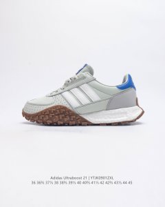 Adidas Retropy E5 W.R.P 阿迪新款运动休闲boost爆米花跑鞋 微翘式鞋头设计 响应灵活 保护脚趾 采用经典鞋型 融入全新细节点缀 整体简