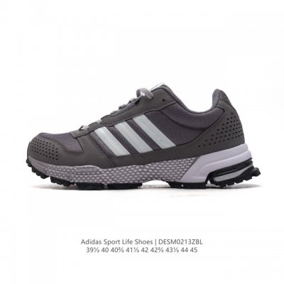 公司级 真标 阿迪达斯 Adidas Sport Life Shoes 男运动缓震跑步鞋 经典透气舒适运动鞋 气垫 厚底增高老爹鞋。鞋子又轻又舒服,走久了也不累