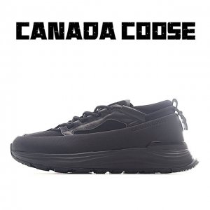 独家实拍canada Goose Glacier Trail 加拿大鹅 明星同款 圆头系带皮革低帮生活休闲板鞋 7785M #采用创新、完全防水和透气的 Hdr