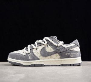 Nk Sb Dunk Low Lv联名-夜光深灰 周年高端定制 低帮休闲板鞋 Fc1688-138 尺码 36 36.5 37.5 38 38.5 39 40