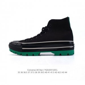170 Converse All Star 高帮男女士同款运动鞋 一星匡威全明星复古 休闲百搭运动鞋 户外徒步登山旅游透气皮革拼接帆布面慢跑鞋。这个系列是匡威最