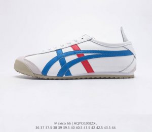 Asics 亚瑟士 男女鞋真标 日产经典老牌-鬼塚虎 Onitsuka Tiger Mexico 66经典墨西哥系列复古经典百搭板鞋休闲运动鞋慢跑鞋 采用软质
