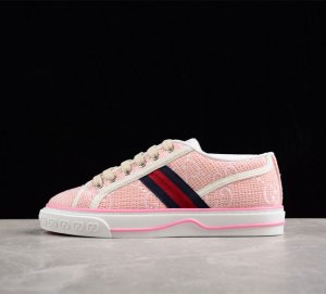 纯原级 Gucci Tennis 1977 Print Sneaker 古驰帆布印花复古休闲运动板鞋 独家定制 全身20几个细节点全部做到一致还原 吊打市