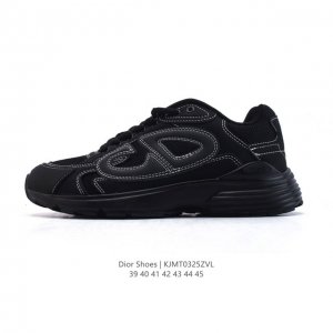 180 dior 迪奥 高奢品牌 彰显高级气质 Dior 运动鞋低帮系列复古休闲鞋时尚慢跑鞋厚底老爹鞋圆头系带 运动跑鞋 生活休闲鞋 男款 时髦单品 时尚百搭