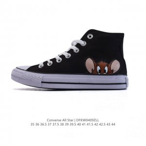 Converse 高帮男女士运动鞋 匡威全明星复古 休闲百搭板鞋 春季新款 猫和老鼠经典透气帆布面慢跑鞋。这个系列是匡威最古老的系列了。是匡威品牌公司1908年