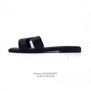 170 【公司级】Hermes Footwear Woman 爱马仕·礼装·休闲拖鞋 黑白等多色万年经典爱马士 女神标配 度假 居家 必备凉拖鞋 东莞原厂真皮大