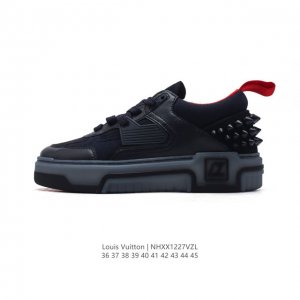 公司级 路易威登 Louis Vuitton Lv路易威登板鞋 时尚运动鞋 潮厚底增高鞋 。舒适防滑底和百搭性霸屏整个时尚娱乐圈，细节调整完美主义！采用柔软皮革
