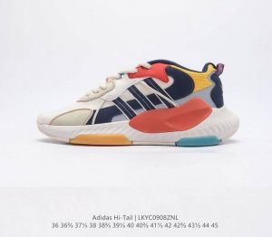Adidas 泡泡鞋 阿迪达斯三叶草hi-Tail男女复古网面经典运动鞋 这款adidas Hi-Tail经典鞋 展现90年代末至21世纪初的时尚风范 同时享受