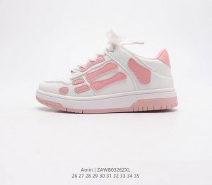 Amiri 埃米尔儿童运动板鞋 Skeleton Low-Skel top Sneakers 骨骼系列男女童鞋 当潮顶流产品 众星上脚 低帮运动休闲板鞋 正确