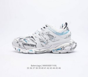 OK版本巴黎世家 3.0代户外概念鞋 Balenciaga Sneaker Tess 3.0男女运动鞋独家纯原版本 细节精准对位官方 私模组合大底原装大盒 从里