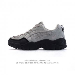 新品公司级 亚瑟士 Asics Gel-Pickax 登山 户外运动 抗冲击支撑 减震防滑耐磨轻便 徒步鞋 男款 日蚀黑 轻便旅游鞋。秋天踏秋一直在穿这双，上脚