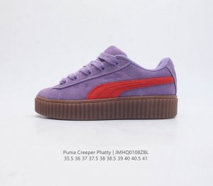 彪马 蕾哈娜fenty X Puma Creeper Phatty 全新联名鞋款 中性运动鞋 女板鞋 采用品牌标志性的麂皮 厚底设计 搭配刚性橡胶 Creepe