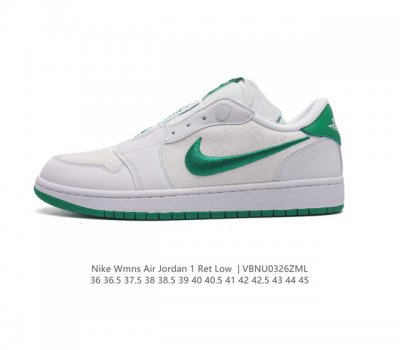 耐克 乔丹air Jordan 1 Low Aj1 乔1 乔丹1代aj1 低帮复古文化休闲运动篮球鞋 该鞋款从 1985 年元年款汲取设计灵感 焕新演绎简约经典