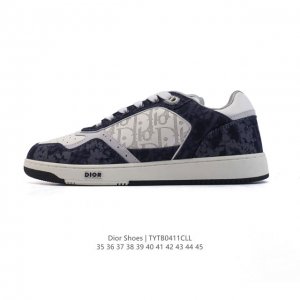 公司级 Dior 迪奥高奢小白鞋 男女鞋 彰显高级气质 Dior 运动鞋低帮系列复古百搭休闲板鞋 厚底增高时尚慢跑鞋 罗马风板鞋平底潮鞋 尺码: 35-45 编