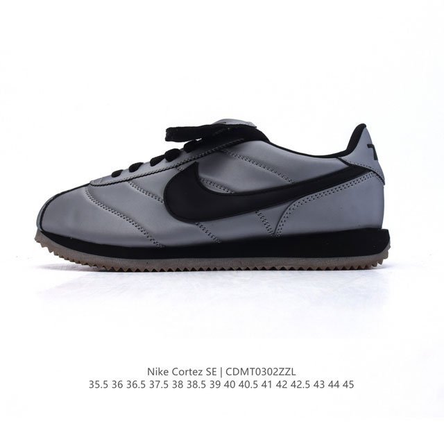 140 耐克/Nike Cortez Leather 阿甘复古初代皮革运动慢跑鞋。Nike Classic Cortez 鞋款是 Nike 元年款跑步鞋，由比尔 - 点击图像关闭