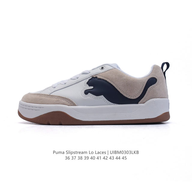 120 彪马(Puma)彪马跑步鞋 历久弥新的复古感，Puma Slipstream Laces 低帮耐磨新款 厚底增高皮面运动休闲板鞋。全新款 Slipstr - 点击图像关闭