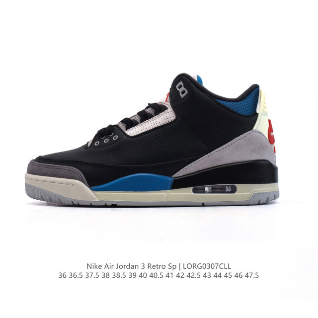 390 【公司级】耐克 乔丹 Aj3 耐克 Nike Air Jordan 3 Retro Se 乔3 复刻篮球鞋 乔丹3代 三代 男子运动鞋，作为 Aj 系列