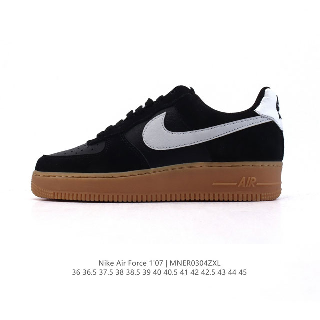 160 耐克 Nike Air Force 1 '07 Low 2025新年新款 空军一号含气垫 小白鞋 低帮百搭厚底增高休闲运动板鞋。柔软、弹性十足的缓震性能 - 点击图像关闭