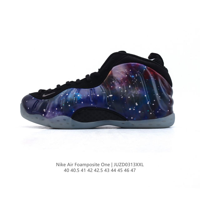 290 【公司级】耐克Nike Air Foamposite One 男鞋 时尚运动鞋潮篮球鞋，它是一双内场的后卫战靴，97年1月份首期发行，使用Foampos