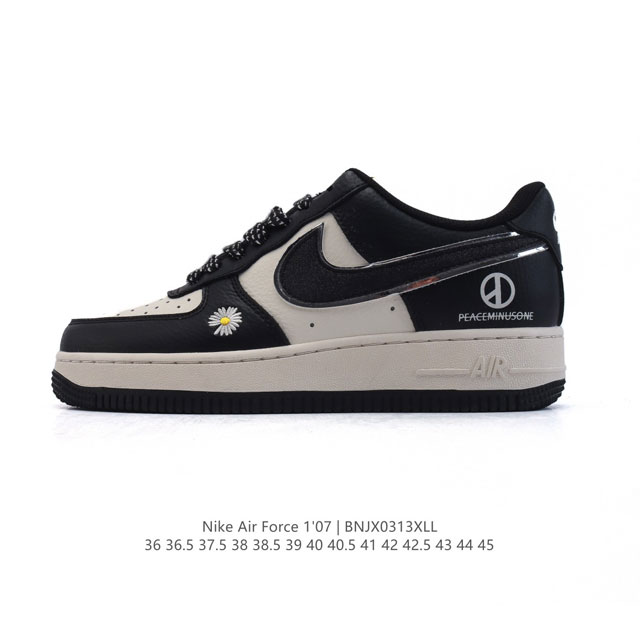 260 公司级 Af1耐克 2025年新年限定 Nike Air Force 1 ‘07 Low 空军一号 新年鞋子 厚底增高百搭运动板鞋 原楦头原纸板 打造纯