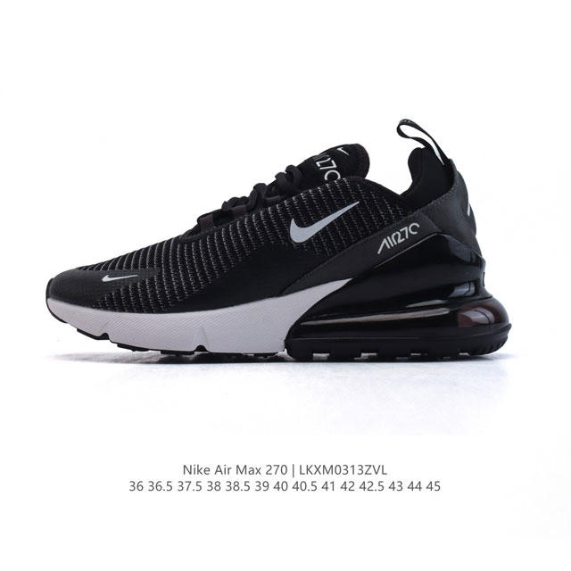 180 耐克 Nike Air Max 270 后半掌气垫缓震运动鞋时尚男女士跑步鞋 。作为 Nike 休闲型 Air Max 鞋款，Nike Air Max