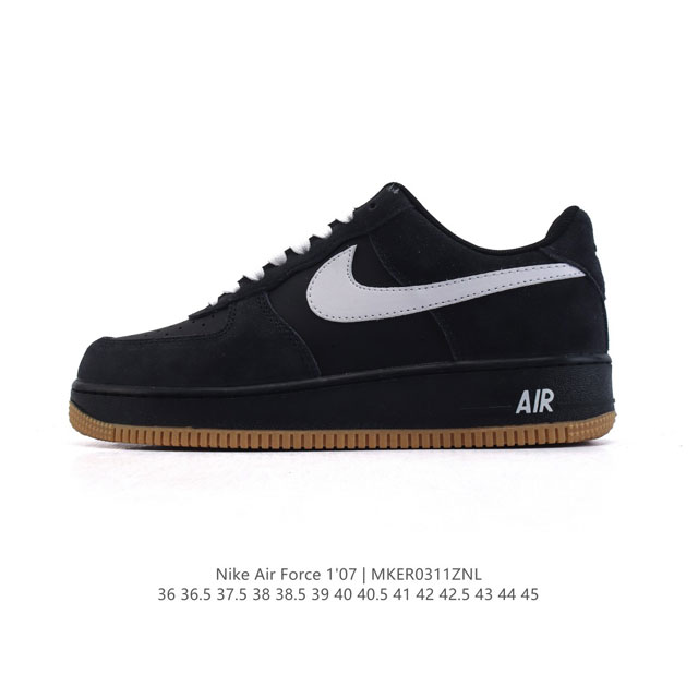 210 公司级 Af1耐克 2025年新款小白鞋 Nike Air Force 1 ‘07 Low 空军一号 厚底增高百搭运动板鞋 原楦头原纸板 打造纯正空军版