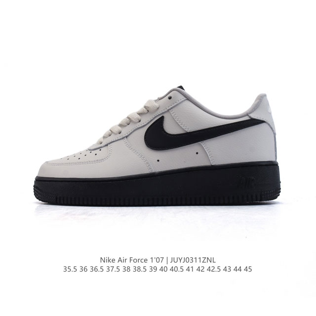 210 公司级 Af1耐克 2025年新款小白鞋 Nike Air Force 1 ‘07 Low 空军一号 厚底增高百搭运动板鞋 原楦头原纸板 打造纯正空军版