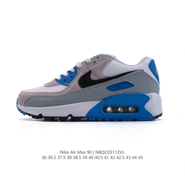 180 Nike耐克运动鞋 Air Max 90 健身运动跑鞋休闲鞋 复古风十足！Air Max 90 作为 Nike 旗下最经典的鞋型之一，凭借着百搭的造型，