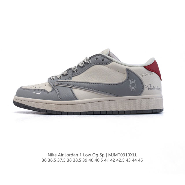 260 【公司级】真标 耐克/Nike Air Jordan 1 Low Og Sp"Military Blue"Aj1乔1倒勾低帮篮球鞋 Aj1 乔丹1代 A