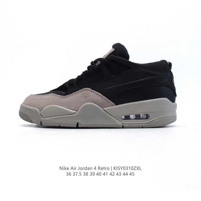 160 耐克 Nike Air Jordan 4 Retro Og迈克尔·乔丹Aj4代乔4 低帮复古休闲运动文化篮球鞋。秉承轻量化的速度型篮球鞋设计思想完成设计