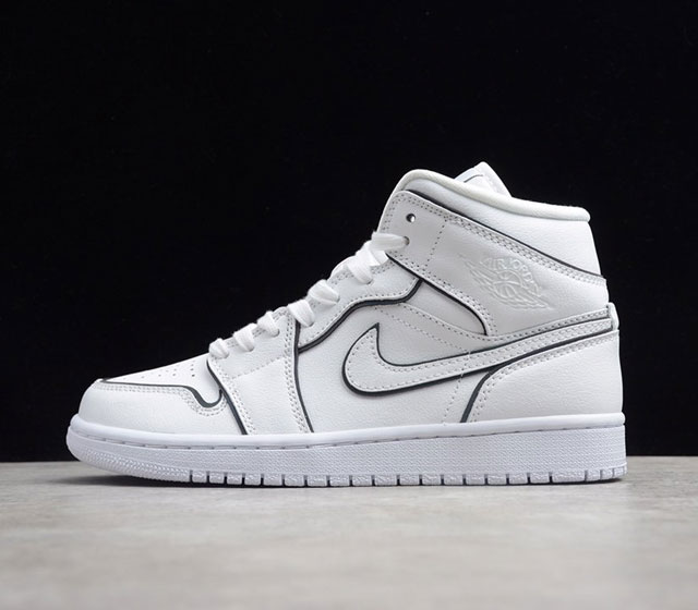 AJ1 中帮 MID 二次元 白黑CK6587-100 36-39 36 36.5 37.5 38 38.5 39