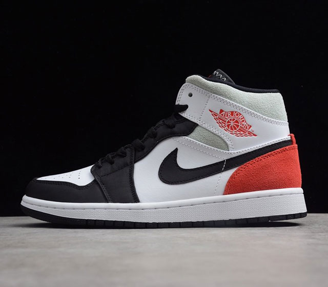 AJ1 MID 中帮 白红灰黑脚趾852542-100 36-39 36 36.5 37.5 38 38.5 39